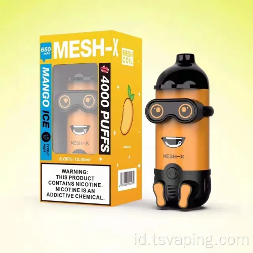 Penyemprot Pena Vape Asli Disposable Ecigs 4000 Puffs